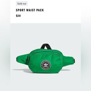 Adidas Vibrant Green Belt Bag